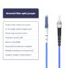 lidkew LC to ST Fiber Optic Cable Armored Single Mode Simplex,5Meters 16.4ft SMF Jumper,9/125m Fiber Patch Cable,UPC,Blue view 4