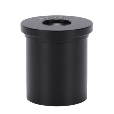 Zopsc 25X Microscope Eyepiece, Aluminum Alloy Optical Glass Biological Microscope Lens with 23.2mm Interface, for Research Experiments and Educational Uses