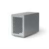 HKUXZR Mini PC,N150 8-Bay NAS Mini PC Windows 11, 4 Cores and 4 Threads,2*Intel i226-V 2.5G,1*DDR5 4800MHz Max 48GB,Support 1*HDMI,1*DP Interface,4*SATA+4*M.2 (up to 112TB) (NO RAM NO SSD) view 1