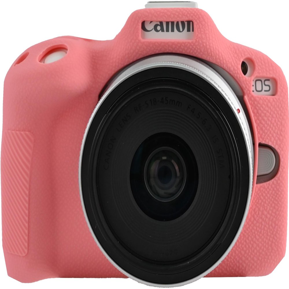 R50 Camera Case, Premium Fullbody Silicone Soft Case Protective Cover Camera Shell for Canon Eos R50 (Pink)