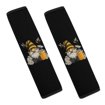 Bee Gnome Car Seat Belt Pad Soft Seatbelt Cushion Pad Cover for Women Men