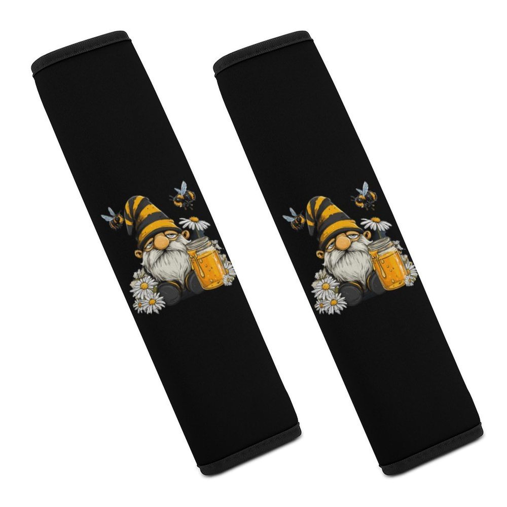 Bee Gnome Car Seat Belt Pad Soft Seatbelt Cushion Pad Cover for Women Men