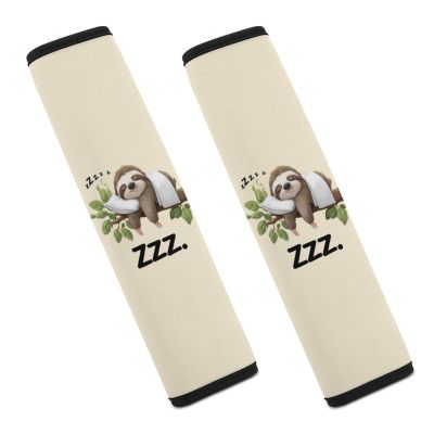 Sleepy Sloth Car Seat Belt Pad Soft Seatbelt Cushion Pad Cover for Women Men