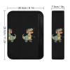 Dinosaur Music Notes Car Seat Belt Pad Soft Seatbelt Cushion Pad Cover for Women Men view 2