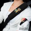 Dinosaur Music Notes Car Seat Belt Pad Soft Seatbelt Cushion Pad Cover for Women Men view 4