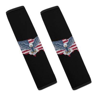 Bald Ea-gles Usa Car Seat Belt Pad Soft Seatbelt Cushion Pad Cover for Women Men