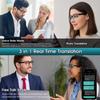 AI Smart Glasses for Men & Women, Photochromic AI Translation Glasses, Support 165+ Languages, Touch Control & IPX5 Waterproof, Multifunctional Bluetooth glasses, Travel Meeting Business Trade(Black) view 3