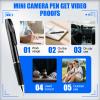 KQoolShuai Mini Spy Camera Pen 1080P Full HD Video Recorder with 64GB Card, USB Charging, Security Surveillance Camera view 2