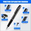 KQoolShuai Mini Spy Camera Pen 1080P Full HD Video Recorder with 64GB Card, USB Charging, Security Surveillance Camera view 3