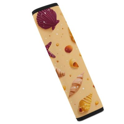 Coastal Seashells And Starfish Car Seat Belt Pad Soft Seatbelt Cushion Pad Cover for Women Men