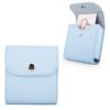HIYQIN Photo Case for Fujifilm Instax Mini/Square SQ film, Picture Storage Holder, Photo Box for Fuji Instax SQ1 SQ6 SQ10 SQ20 SQ40/Mini 12 11 41 9 EVO Liplay Instant Camera Film - Blue view 1
