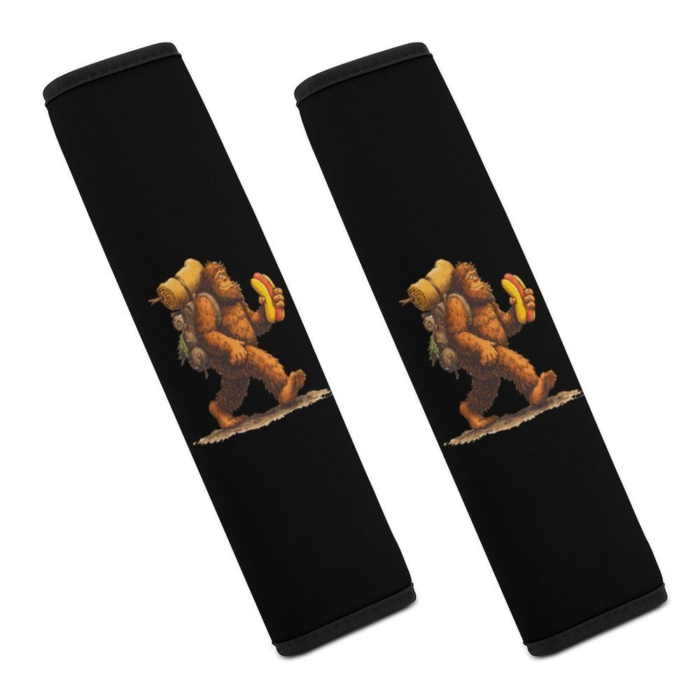 Bigfoot Hot Dog Car Seat Belt Pad Soft Seatbelt Cushion Pad Cover for Women Men