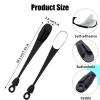 Wall Mounted Punch-Free Adhesive Removable Cord Holder Organizer, Self Adhesive Kitchen Sticky Silicone Cord Bundlers for Hanging Electrical Cables and Christmas Decorations (5 Pcs) view 2