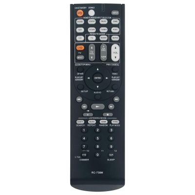 RC-738M Replacement Remote Control for Onkyo AV Receiver in Living Rooms or Rooms, No Programming or Pairing Needed, Replace Remote Compatible Models HT-RC160 TX-SR607 HT-S7200 TX-NR607 TX-SR607B