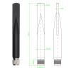2.4G 5.8GHz Double Frequency Antenna Wireless Network Card Signal Enhancement Receiving Bluetooth Router WiFi Antenna N Male (1pcs 2.4G 5.8G Gray Antenna) view 4