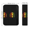 Reggae Rasta Flag Lion Car Seat Belt Pad Soft Seatbelt Cushion Pad Cover for Women Men view 2
