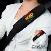 Reggae Rasta Flag Lion Car Seat Belt Pad Soft Seatbelt Cushion Pad Cover for Women Men view 4