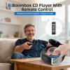 DGXWLLW CD and Cassette Player Combo Boombox with Bluetooth & FM Radio view 4