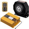 BANHAO Police Siren Speaker PA System Kit 12V Warning Emergency Siren 200W 125-145dB Remote Control with Handheld Microphone for Ambulance Vehicles Truck Car SUV ATV UTV view 1