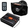 BANHAO Warning Emergency Siren 12V Police Siren Speaker PA System Kit 200W 125-150dB Remote Control with Handheld Microphone for Car Ambulance Vehicles Fire Truck SUV ATV UTV view 1