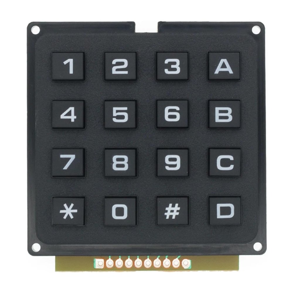 3 * 4 4 * 4 Matrix Switch Keyboard Keypad Array Module ABS Plastic Keys 4x4 3x4 12 16 Key Button Membrane Switch DIY Kit for Arduino(4X4)