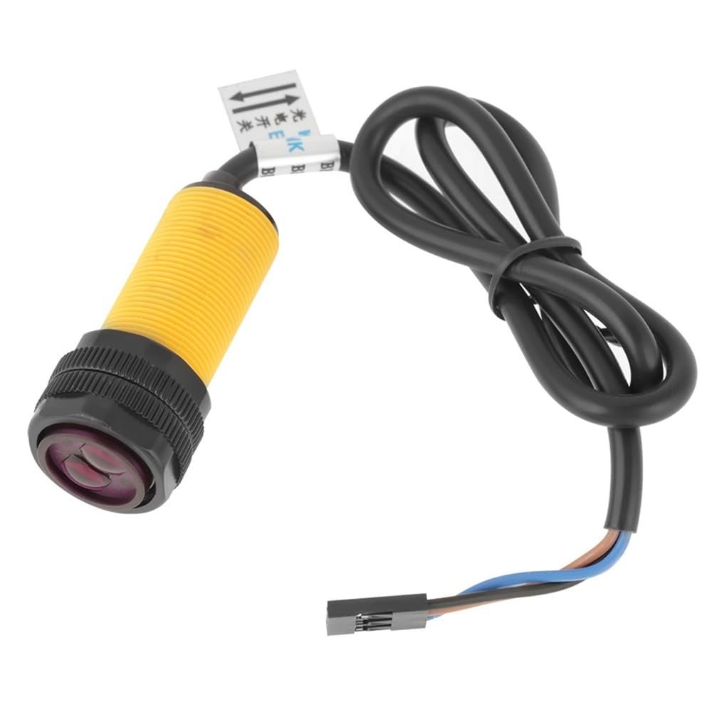 Chiffonade Infrared Obstacle Avoidance Sensor Adjustable 3-80cm Detection Range 5V DC for Robotics, Automation Counting Systems