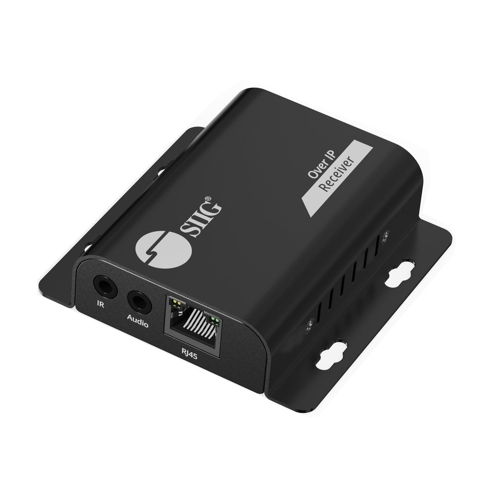 SIIG HDMI Over IP Extender with IR - 492ft (150m) - Receiver only, 1080p @ 60Hz, IR Control, Audio Extraction, One-to-Many Support (CE-H3IP11-S1)