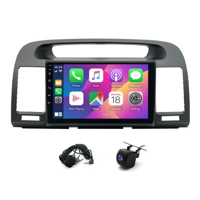2+64G Double Din Car Stereo for Toyota Camry 2000-2006 Radio Upgrade 9 inch Touch Screen Radio for Camry Head Unit with Wireless Carplay Android Auto GPS Navigation Bluetooth WiFi AHD Backup Camera