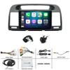 2+64G Double Din Car Stereo for Toyota Camry 2000-2006 Radio Upgrade 9 inch Touch Screen Radio for Camry Head Unit with Wireless Carplay Android Auto GPS Navigation Bluetooth WiFi AHD Backup Camera view 2