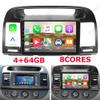 2+64G Double Din Car Stereo for Toyota Camry 2000-2006 Radio Upgrade 9 inch Touch Screen Radio for Camry Head Unit with Wireless Carplay Android Auto GPS Navigation Bluetooth WiFi AHD Backup Camera view 3