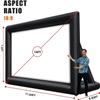 14FT Inflatable Projector Screen | Portable Blow-Up Design with Front & Rear Projection | Includes Blower, Anchors & Carry Bag for Outdoor Movie Nights, Sports Events view 2