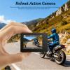 Motorcycle Helmet Camera for Bell Scout Air, Portable Action Camera, Helmet Cam for Cycling, 140 Wide Angle Dash Cam, Motorcycle Helmet Accessories, B 64GB view 3