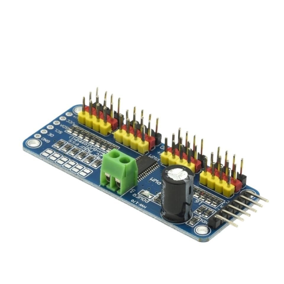 16 Channel 12-Bit PWM Servo Shield Driver I2C Interface PCA9685 Module for Raspberry Pi