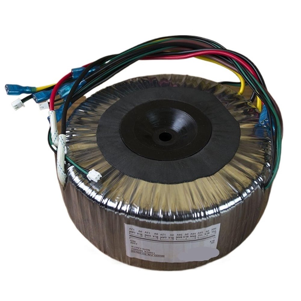1200W Ring 220v to Double 56v Two Groups + Single 12v Three Pure Copper Wire Toroidal Transformer 1Pcs