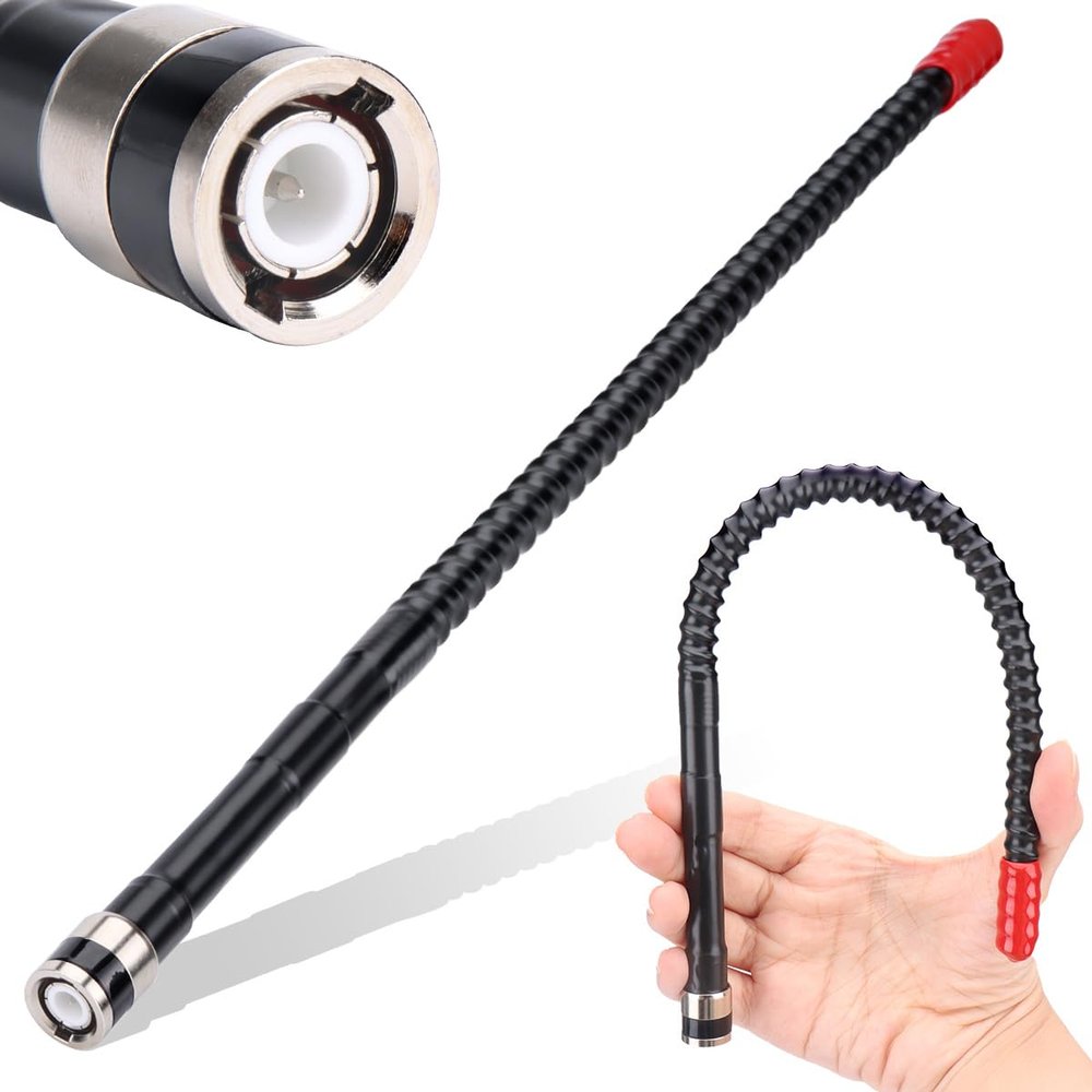 27Mhz CB Radio Antenna Whip Soft BNC Antennas Compatible with Cobra HH50WXST HHRT50 C75WXST Uniden BC75XLT BC125AT PRO401HH Midland 75-822 75-785 CB Radio Handheld Portable Scanner Radios