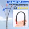27Mhz CB Radio Antenna Whip Soft BNC Antennas Compatible with Cobra HH50WXST HHRT50 C75WXST Uniden BC75XLT BC125AT PRO401HH Midland 75-822 75-785 CB Radio Handheld Portable Scanner Radios view 3