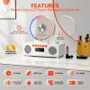 ROADOM Portable CD Player with Bluetooth, Rechargeable & Hi-Fi Speakers view 2