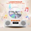 ROADOM Portable CD Player with Bluetooth, Rechargeable & Hi-Fi Speakers view 4