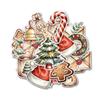 12 Pcs Classic Christmas Stickers, Aesthetic Holiday Decals Gingerbread, Candy Cane, Tree, Mug, Santa Hat Designs, Cozy Winter Stickers for Laptop, Bottle, Notebook, Wrapping, Holiday Crafts 4 Inches view 1