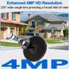 4MP Smart Window Security Camera, WiFi Home Surveillance Camera with Color Night Vision, Motion Detection, 2-Way Audio, AI Human Detection, Easy Mount Indoor Window Cam for Home Monitoring view 2