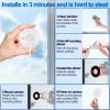 4MP Smart Window Security Camera, WiFi Home Surveillance Camera with Color Night Vision, Motion Detection, 2-Way Audio, AI Human Detection, Easy Mount Indoor Window Cam for Home Monitoring view 3