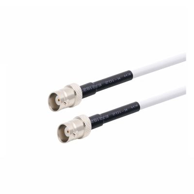 BAISULI 1/2/3/5M BNC Male Adapter to BNC Male Pluga Connector Coaxial Extension RG58 Cable 50 Ohm Low Loss Pigtail Jumper Adapter(BNC F to BNC F,1 meters)