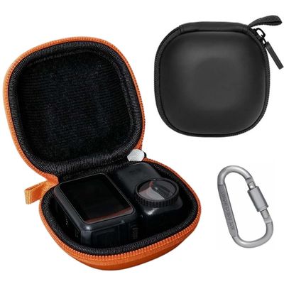 XYYORITRIX Camera Storage Case for DJI Osmo NanoMini Protective Cover Lightweight Dustproof Scratch-Resistant with Carabiner Convenient for Carrying (Black)