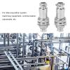 2PCS 12 Pin Aviation Connectors, Zinc Alloy Electrical Plug and Socket Set, 20mm Opening , 12 Pin Aviation Cable Connector with Silver Plated Copper Contacts for Data Acquisition view 2