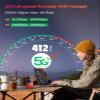 GlocalMe Red Numen Air 5G Mobile Hotspot, Portable WiFi Hotspot for Travel in 200+ Countries, Ultra High Speed Hotspot Device with Speed Up to 2.5Gbps, No SIM Card Required, 16 Connected Devices view 2