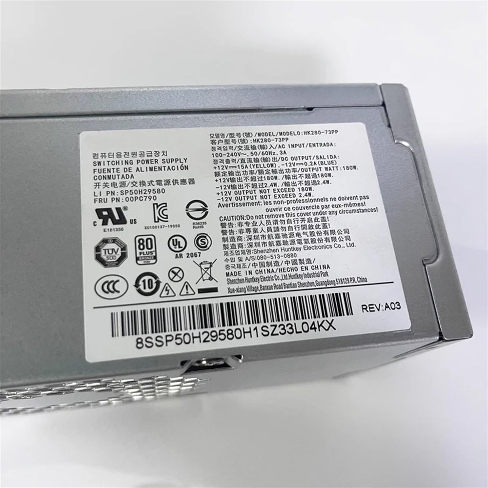 00PC790 for SFF 180W PSU Power Supply 10+4Pin HK280-73PP PA-2181-3 FSP180-20TLA PCJ010(HK280-73PP)