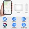 Air Tracker Tag, IP67 Waterproof Bluetooth Tracker, Keychain Finder, Item Locator Compatible with iOS and Android for Backpacks, Suitcases and Wallets, Cars, Keys and Cameras (White-5) view 3