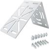 CTXSumTec J-Shaped Aluminum Wall Mount with Cable Management Hole & L-Shaped Adapter - Duckbill Design (180 Tilt/360 Swivel) for CCTV Dome/IP Cameras, Space-Saving Indoor/Outdoor Use view 3