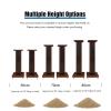 60-80 Solid Wood Speaker Stand Surround Shock Absorber Stand Floor-Standing Sand-Filled Speaker Stand(60cm) view 3