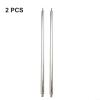 2PCS 5.6M Stainless Steel Telescopic Whip Antenna Pull Rod For HF Amateur Radio GP/Yagi Positive V DIY Shortwave Antenna With 14 Sections M10 Thread Silver 18.4FT view 3